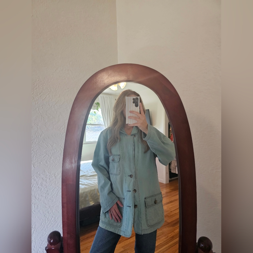 Royal Robbins Light Blue Utility/Chore Jacket